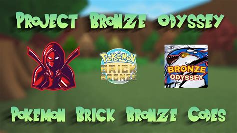 pokemon bronze odyssey codes|Roblox Brick Bronze Odyssey Codes (August 2023): Free .